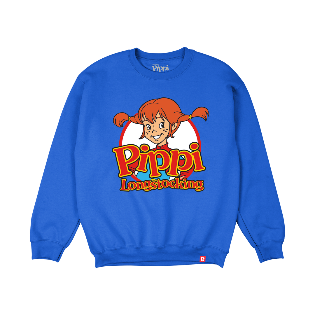Nelvana Pippi Longstocking Crewneck - Royal Blue