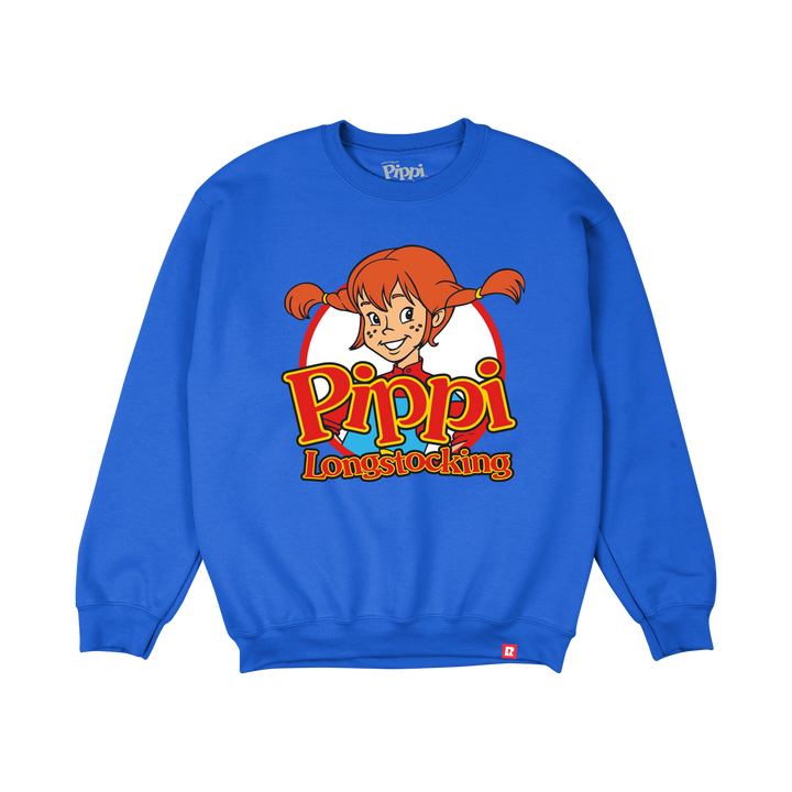 Nelvana Pippi Longstocking Crewneck - Royal Blue