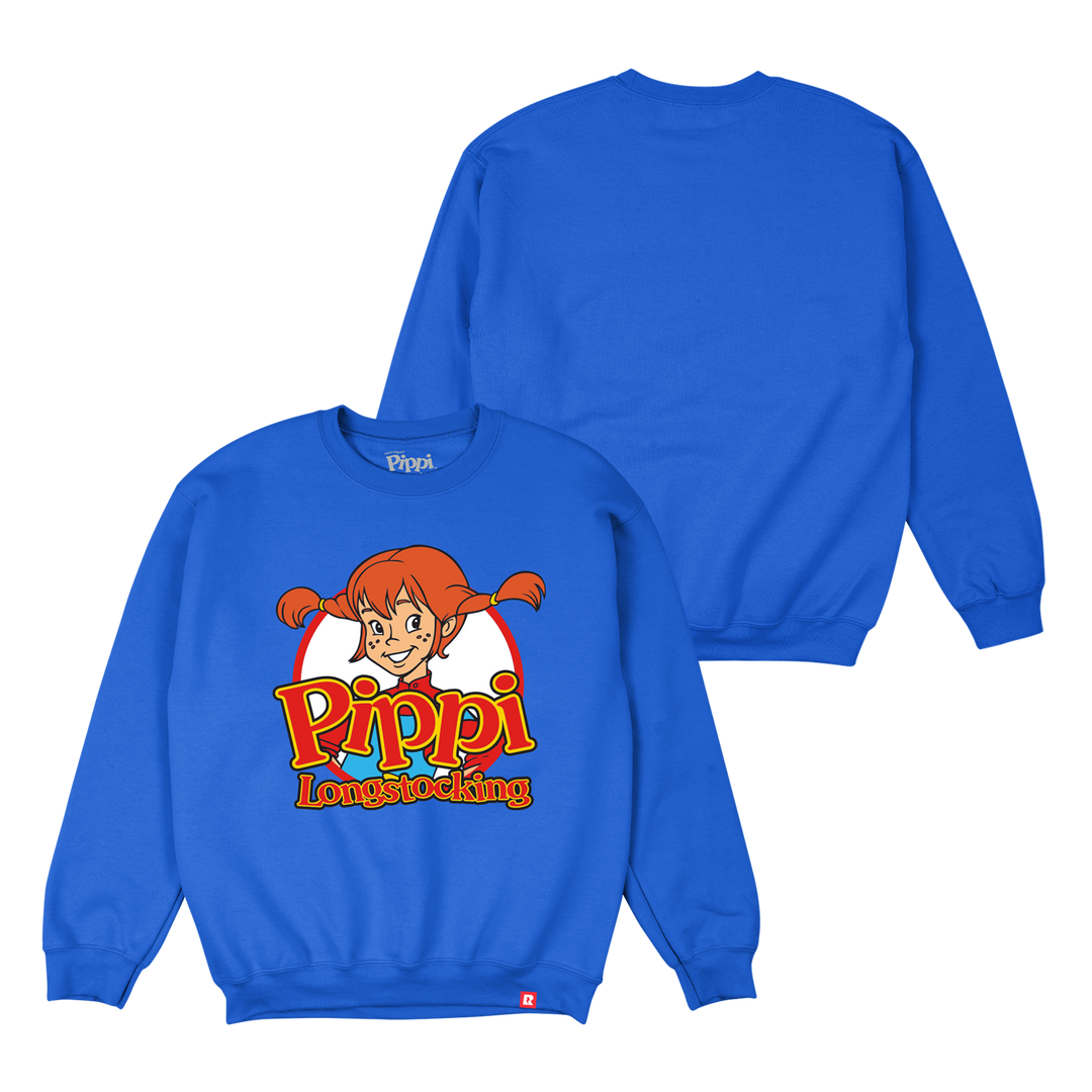 Nelvana Pippi Longstocking Crewneck - Royal Blue
