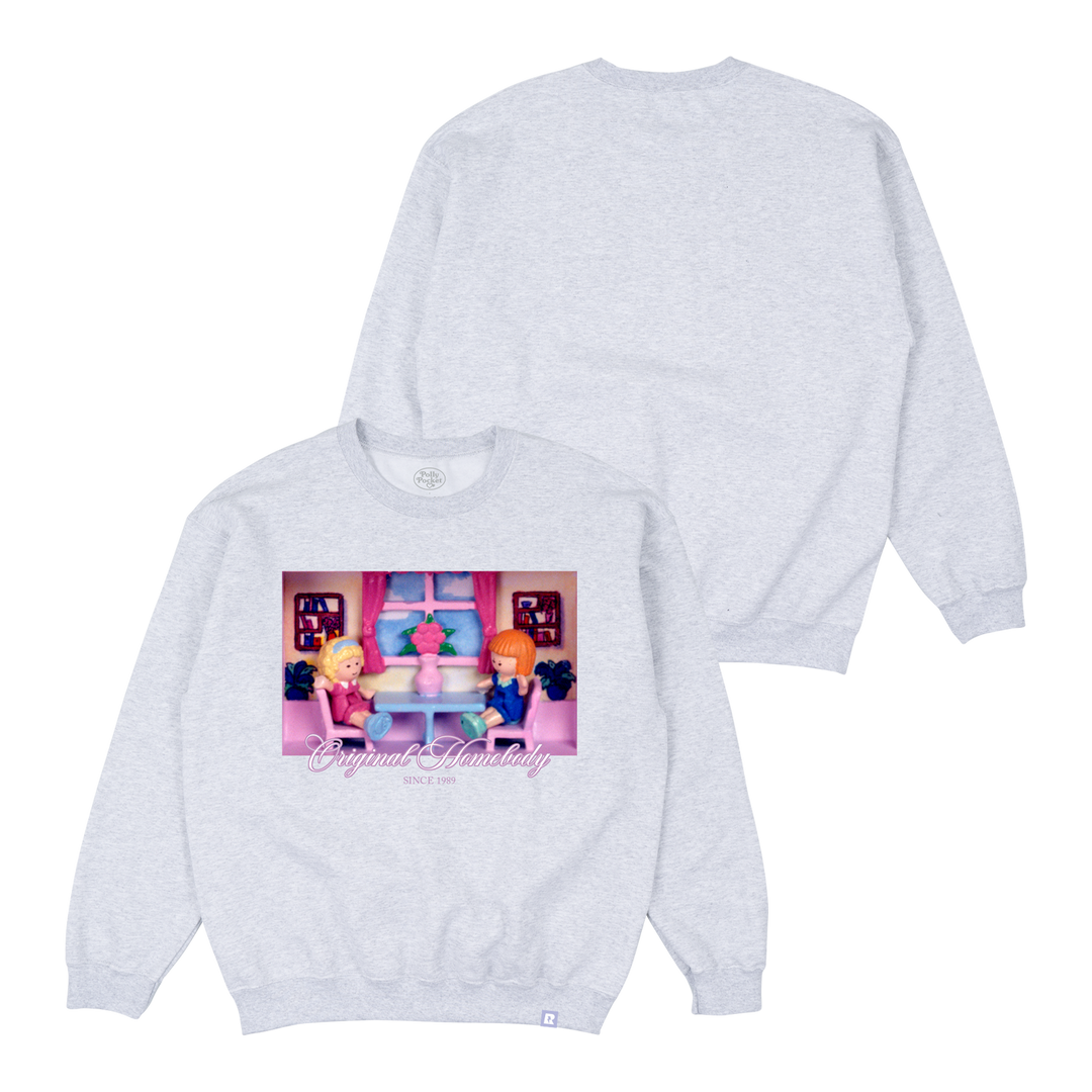Polly Pocket™ Homebody Crewneck - Ash Grey