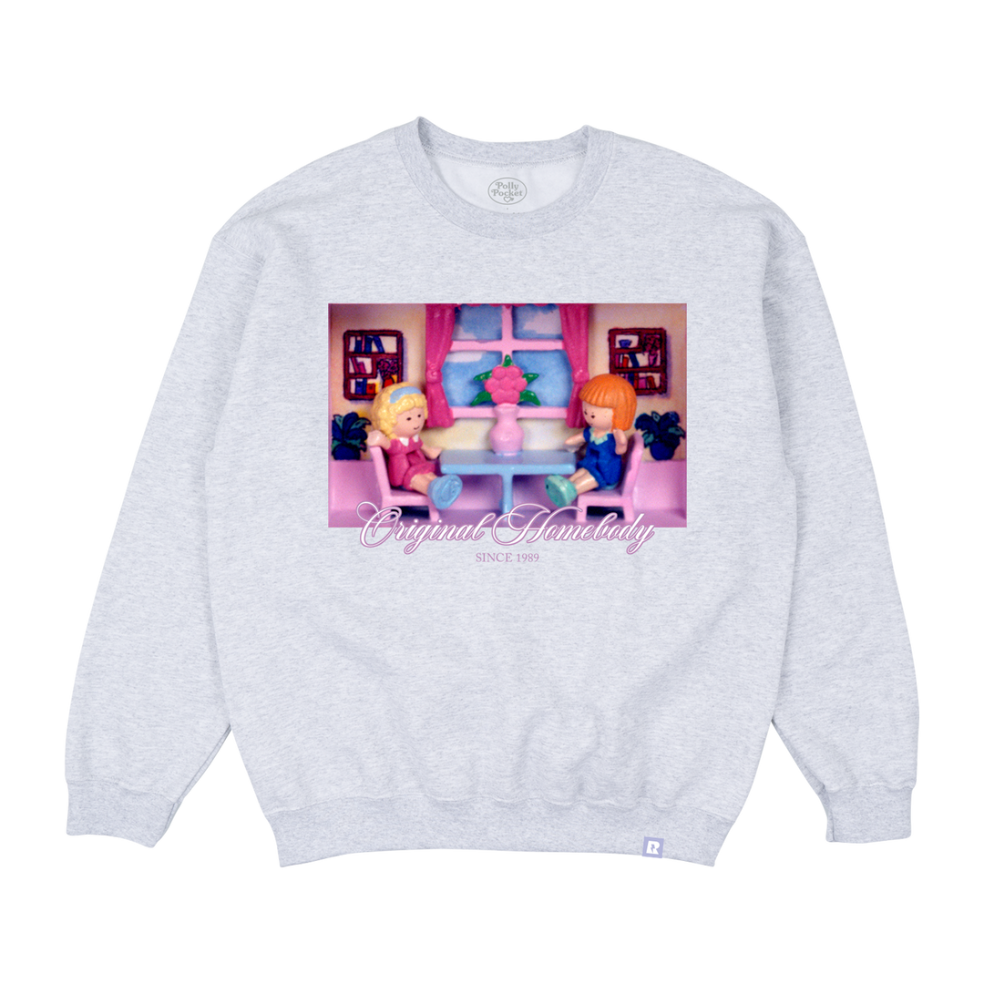 Polly Pocket™ Homebody Crewneck - Ash Grey