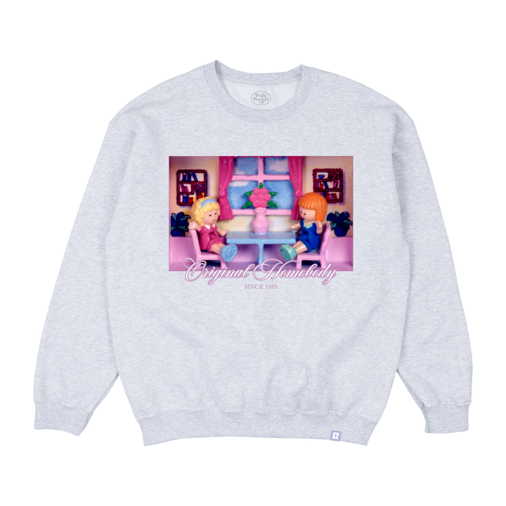 Polly Pocket™ Homebody Crewneck - Ash Grey