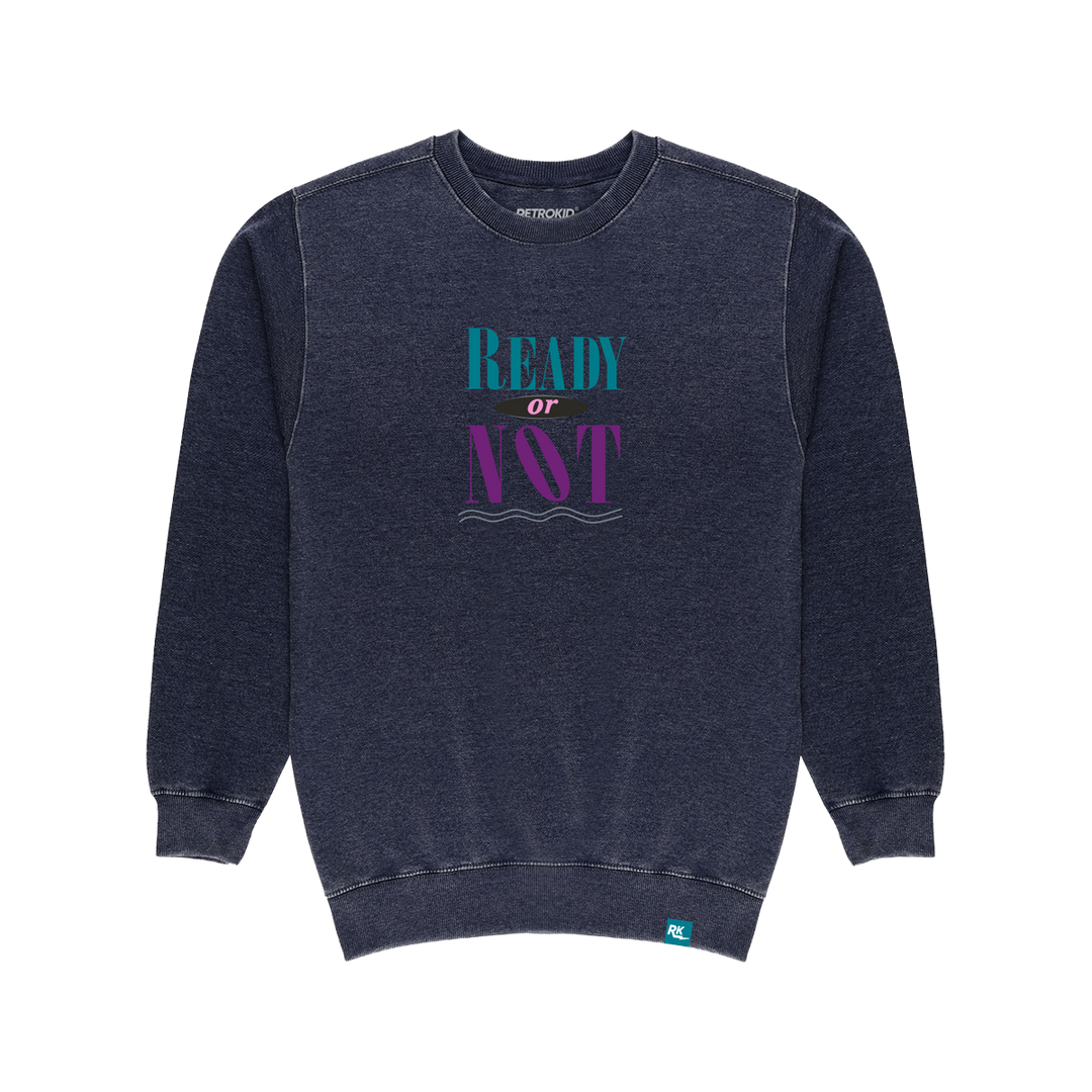 Ready or Not Vintage Crew - Indigo