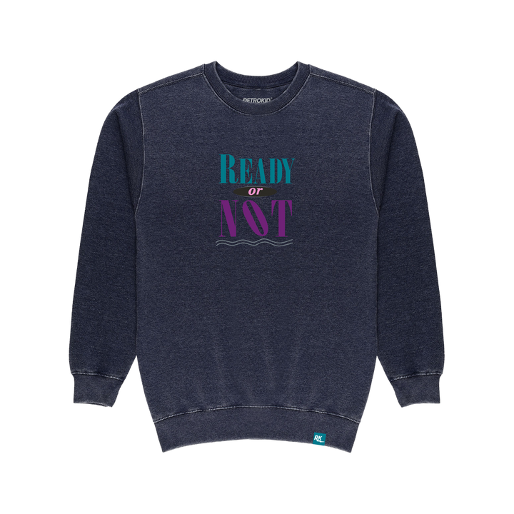 Ready or Not Vintage Crew - Indigo