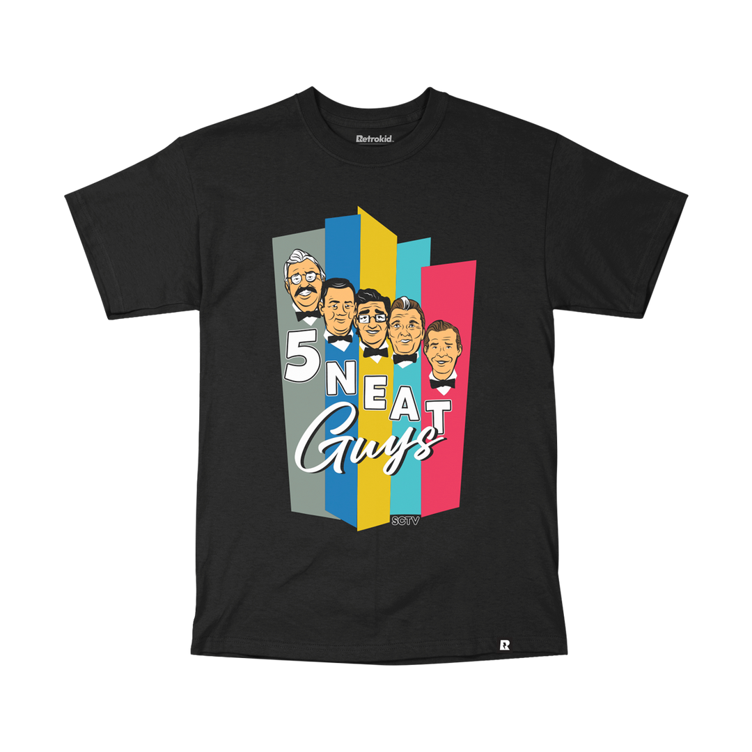 SCTV 5 Neat Guys T-Shirt - Black