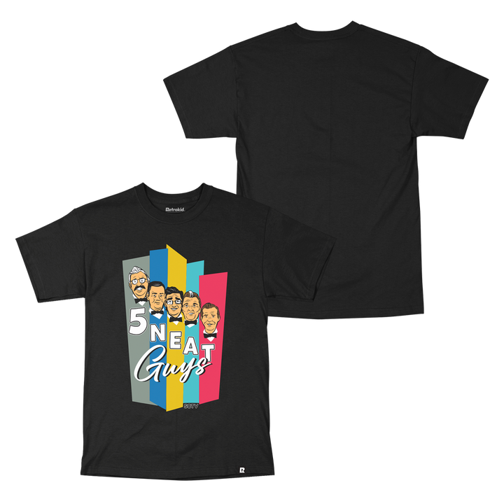 SCTV 5 Neat Guys T-Shirt - Black