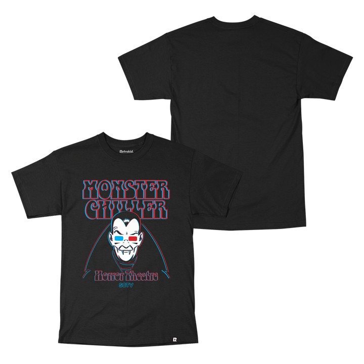 SCTV Count Floyd 3D T-Shirt - Black