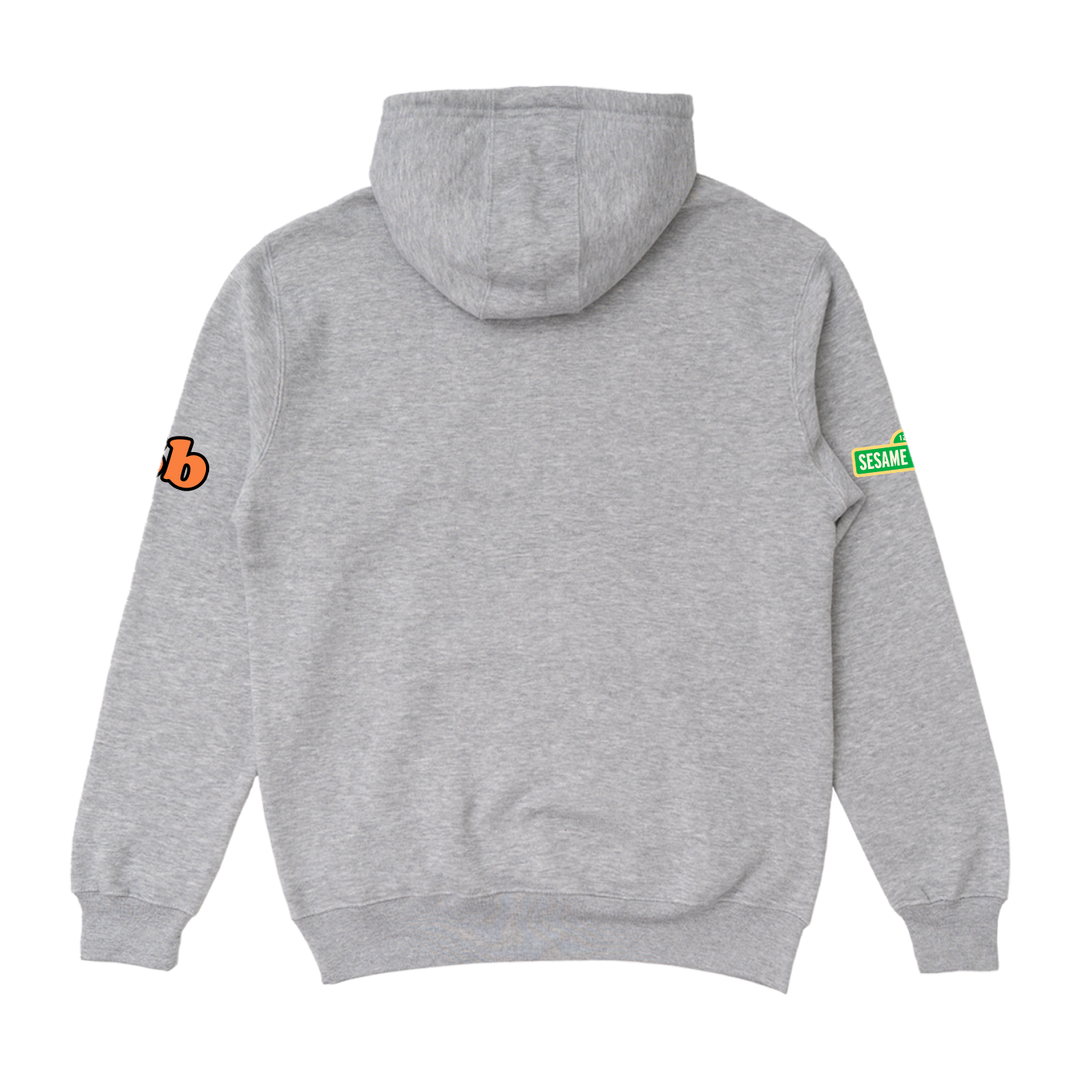 Sesame Street Barkley Hoodie - Heather Grey