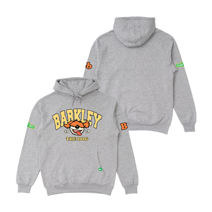 Sesame Street Barkley Hoodie - Heather Grey