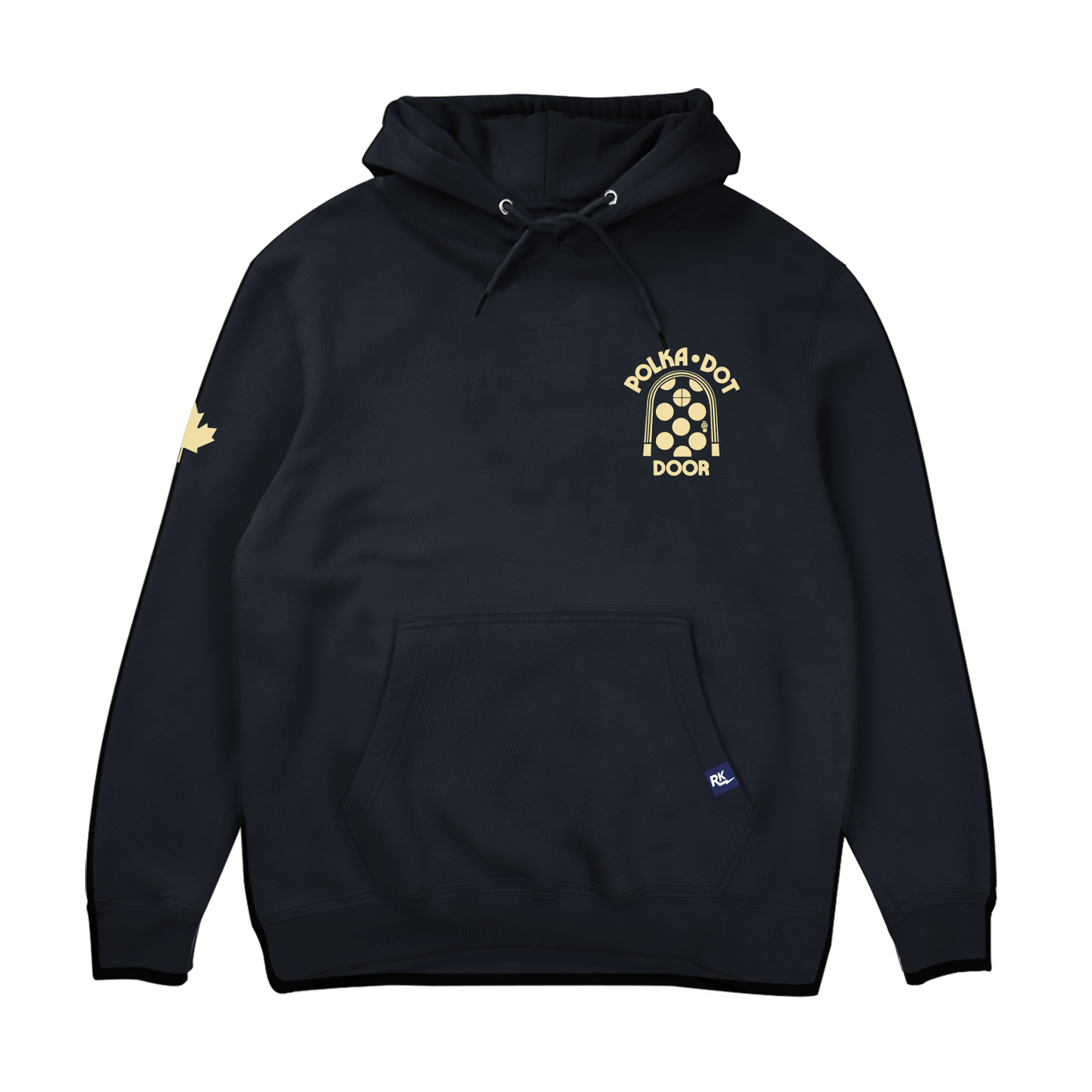 TVO Polka Dot Door Intro Hoodie - Navy – Retrokid.ca