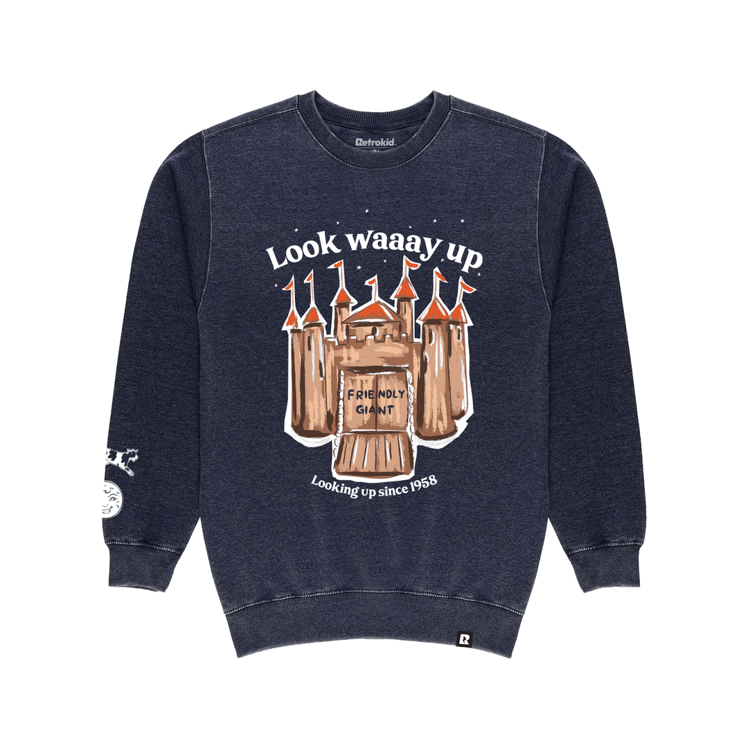 The Friendly Giant Vintage Crewneck - Indigo