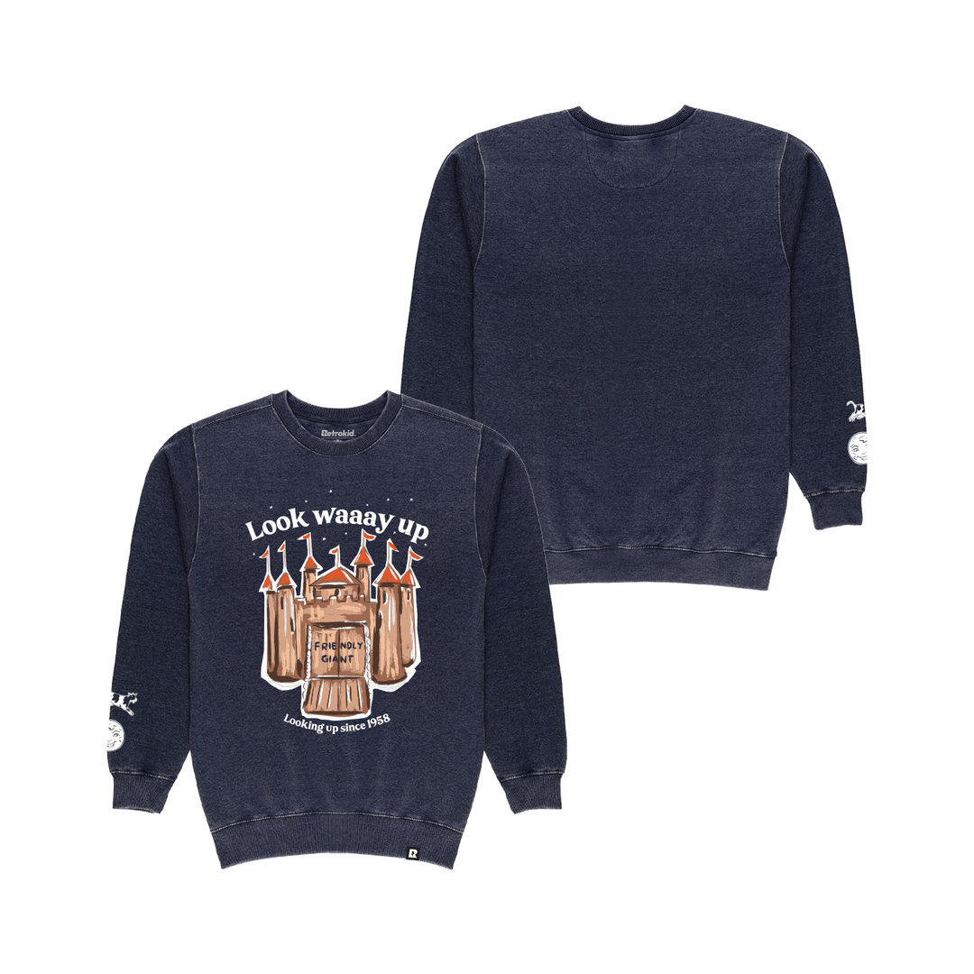 The Friendly Giant Vintage Crewneck - Indigo