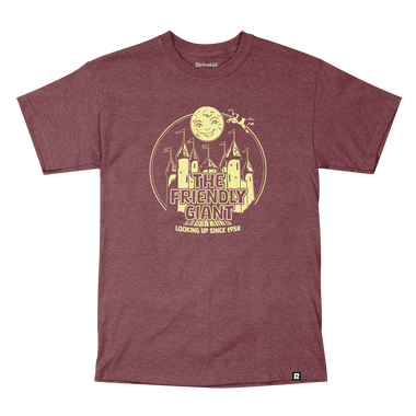 The Friendly Giant T-Shirt - Heather Burgundy