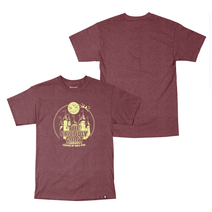 The Friendly Giant T-Shirt - Heather Burgundy