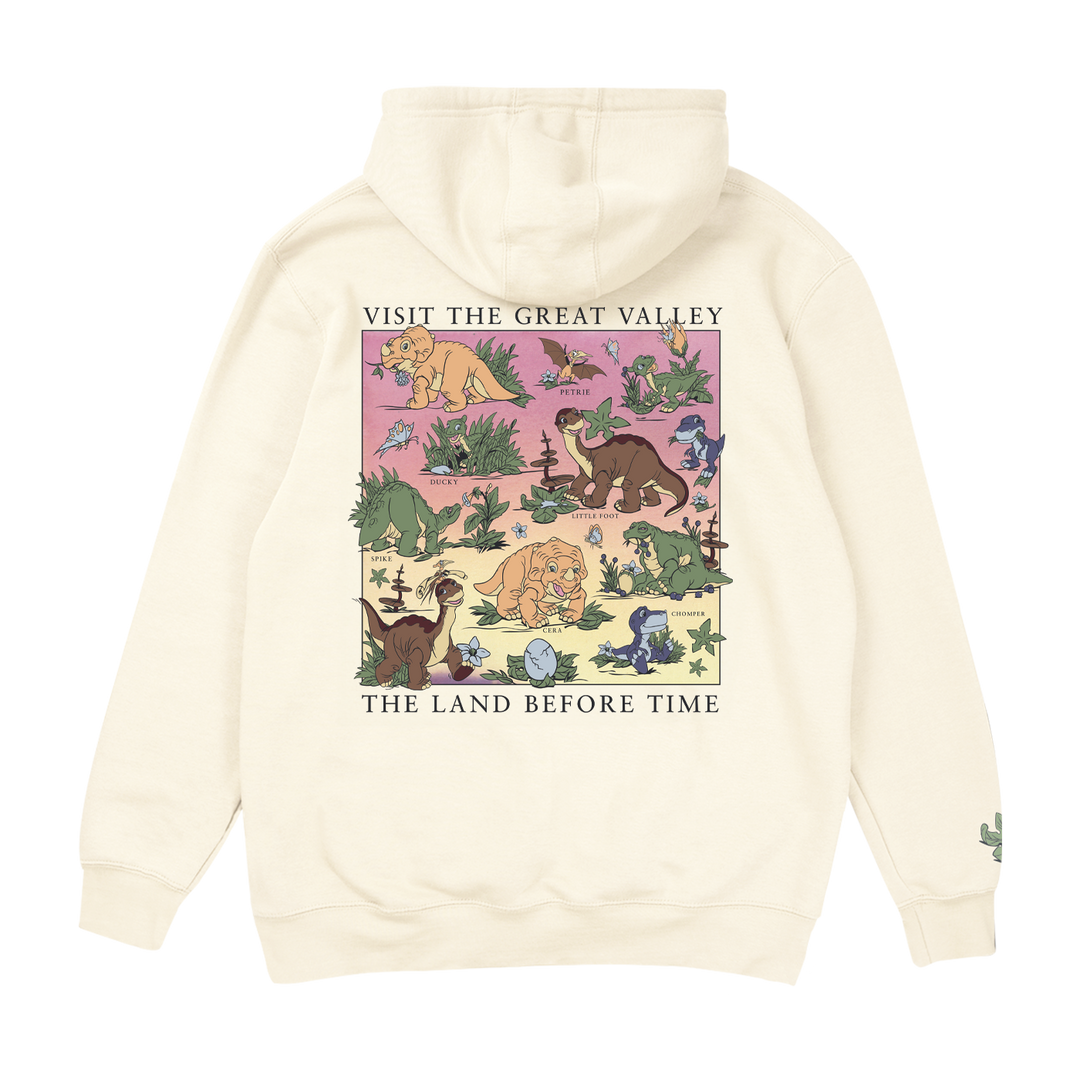 The Land Before Time Great Valley Hoodie - Bone