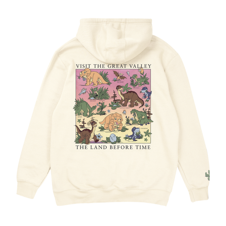 The Land Before Time Great Valley Hoodie - Bone