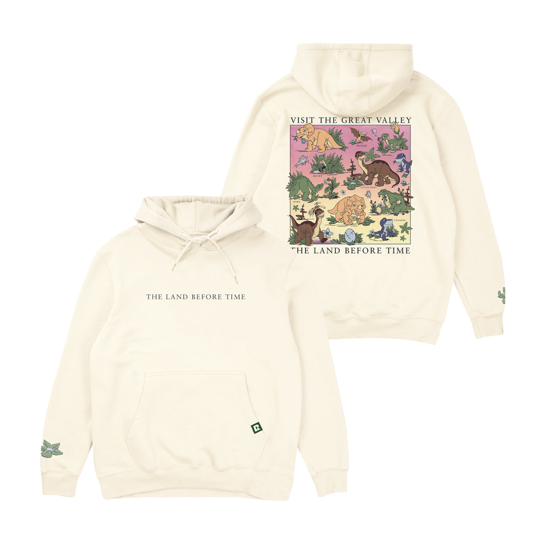 The Land Before Time Great Valley Hoodie - Bone