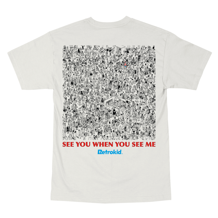 Where's Waldo Search T-Shirt - Vintage White