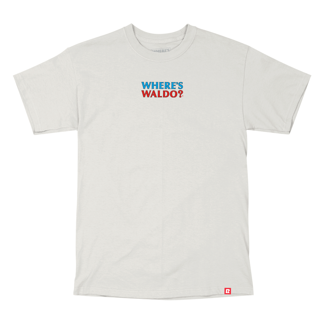 Where's Waldo Search T-Shirt - Vintage White
