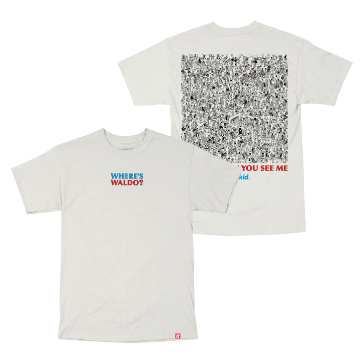 Where's Waldo Search T-Shirt - Vintage White