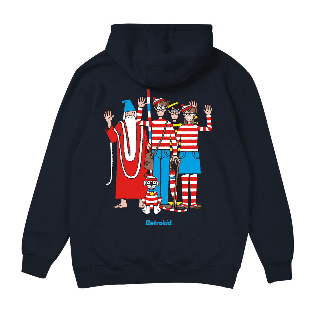 Where's Waldo Friends Hoodie - Navy