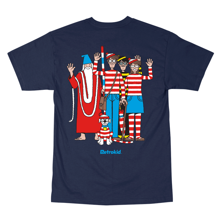 Where's Waldo Friends T-Shirt - Navy