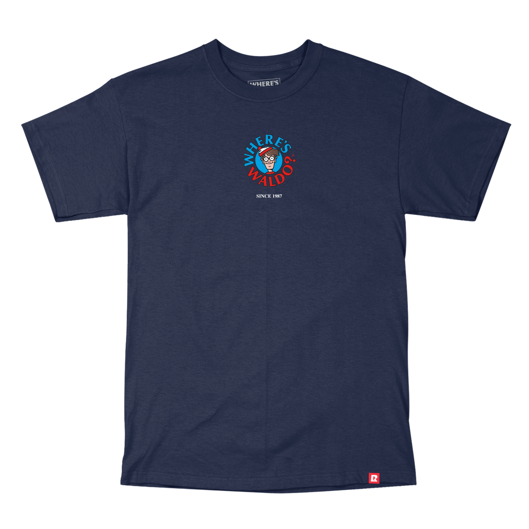 Where's Waldo Friends T-Shirt - Navy