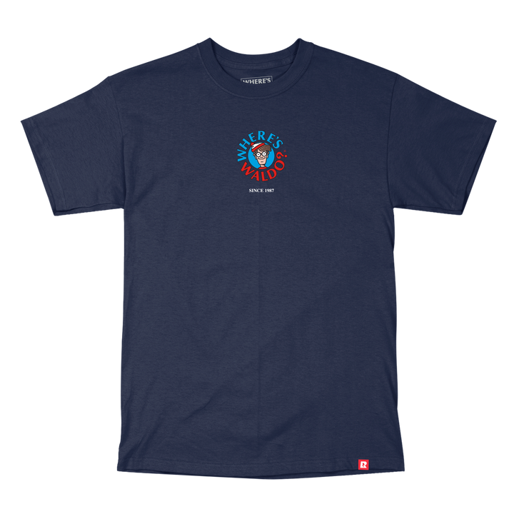 Where's Waldo Friends T-Shirt - Navy