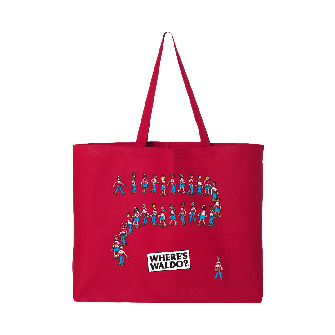 Where's Waldo Tote Bag - Red
