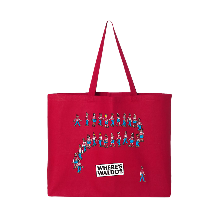 Where's Waldo Tote Bag - Red