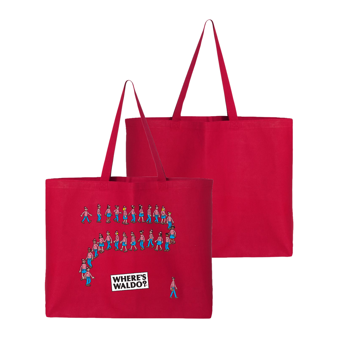 Where's Waldo Tote Bag - Red