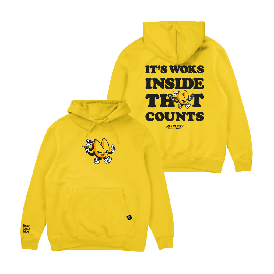 Wok With Yan Good Fortune Hoodie Canary