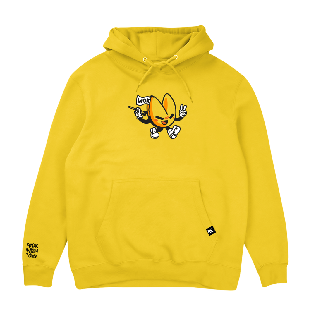 Wok With Yan Good Fortune Hoodie Canary Retrokid