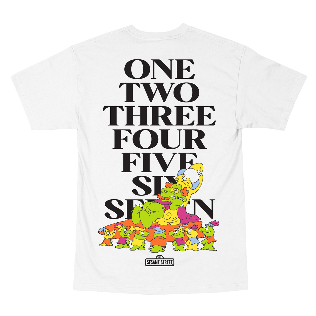 Sesame Street Alligator King T-Shirt - White