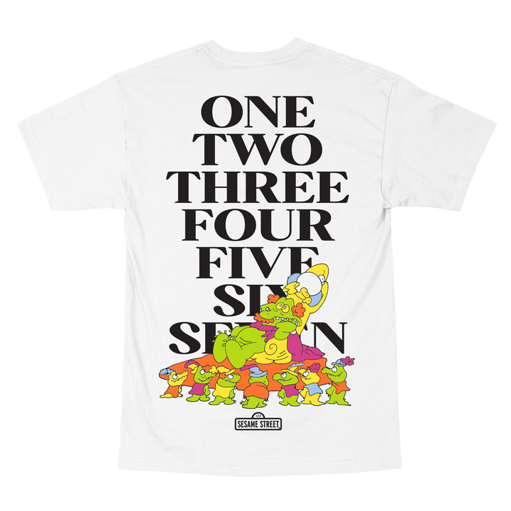 Sesame Street Alligator King T-Shirt - White