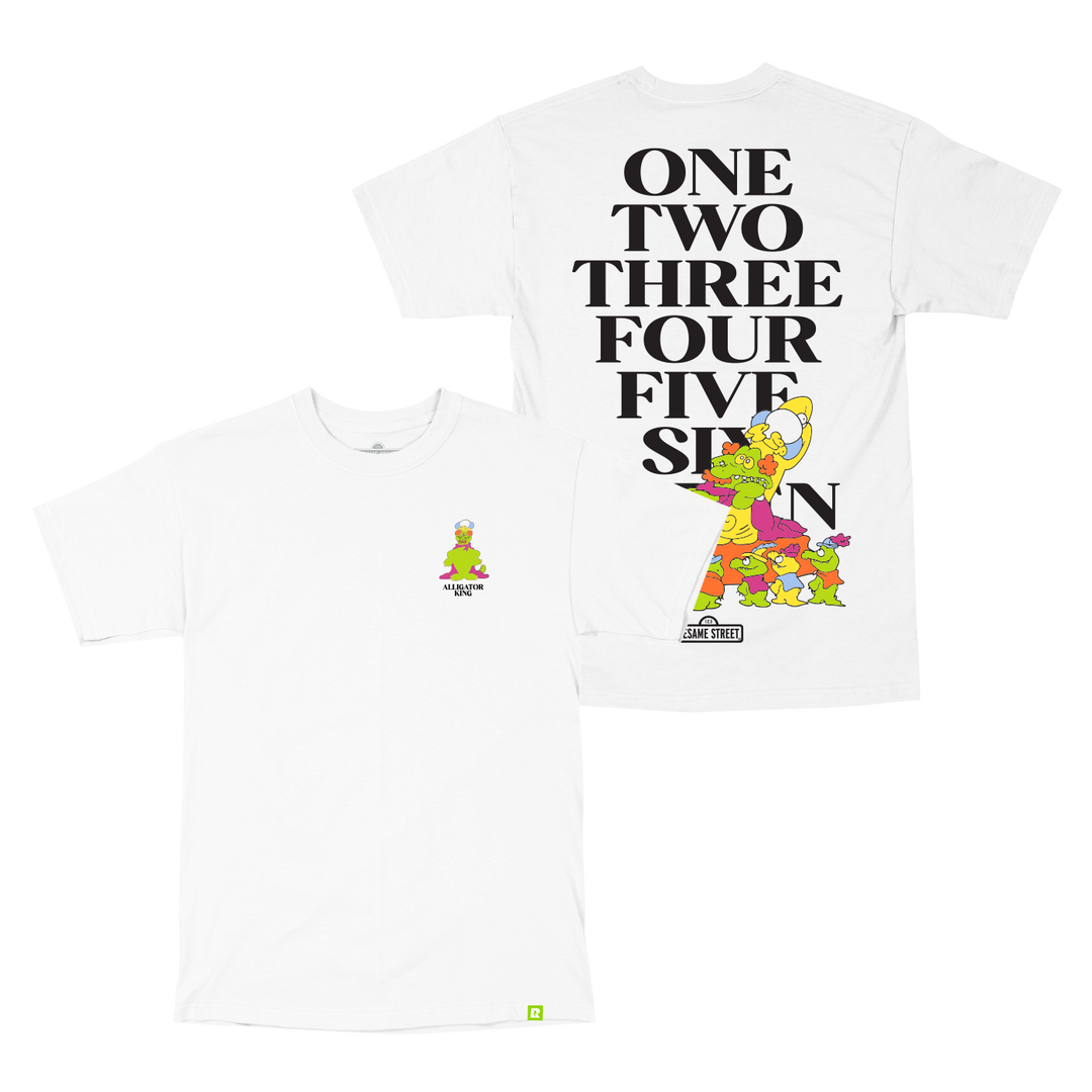 Sesame Street Alligator King T-Shirt - White