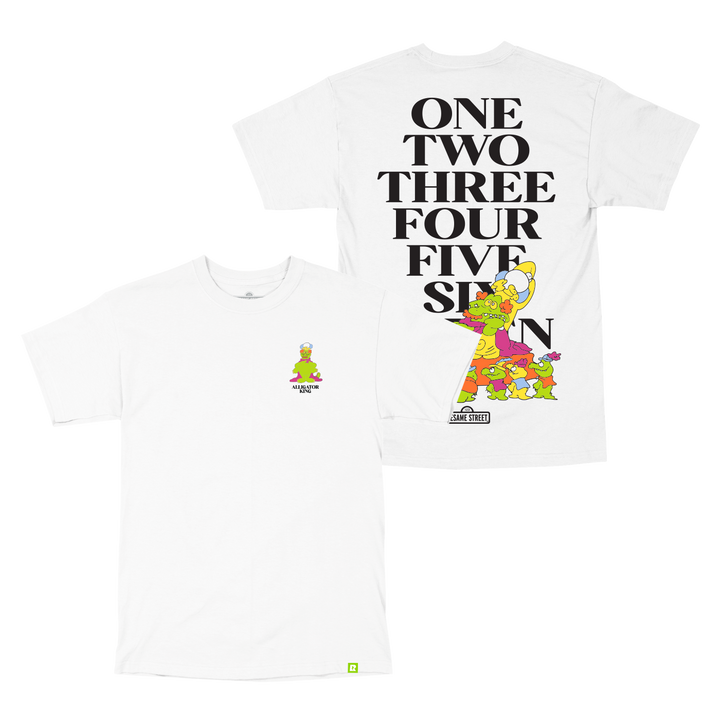 Sesame Street Alligator King T-Shirt - White