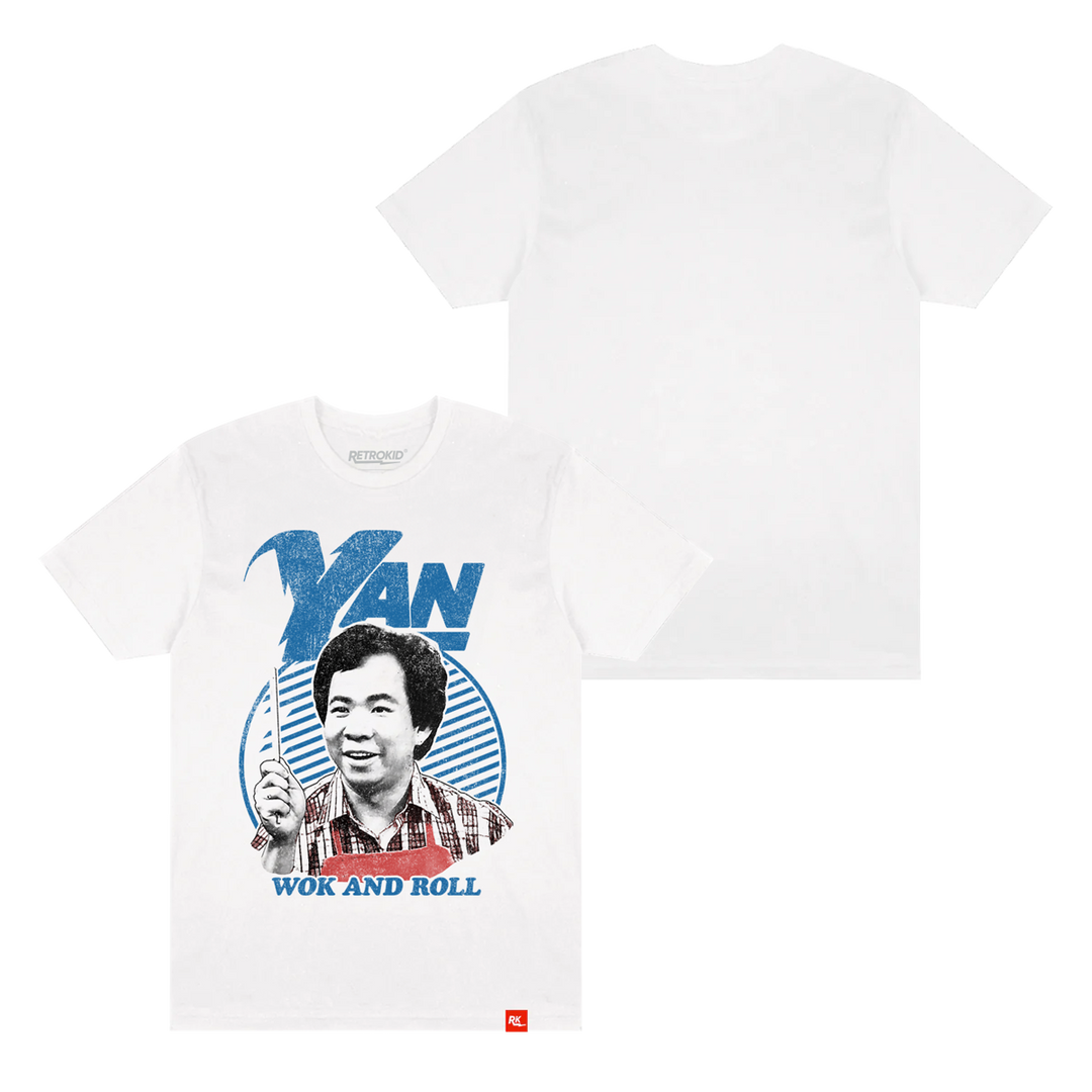 Wok With Yan Stephen Yan Wok and & Roll T-Shirt White