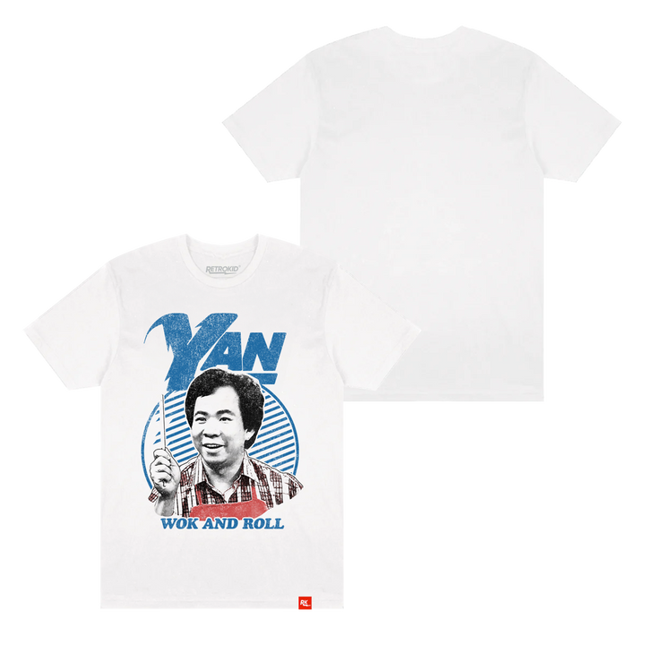 Wok With Yan Stephen Yan Wok and & Roll T-Shirt White