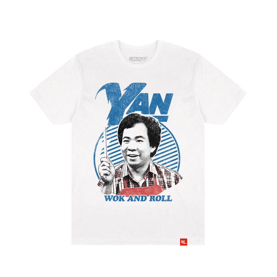 Wok With Yan Stephen Yan Wok and & Roll T-Shirt White