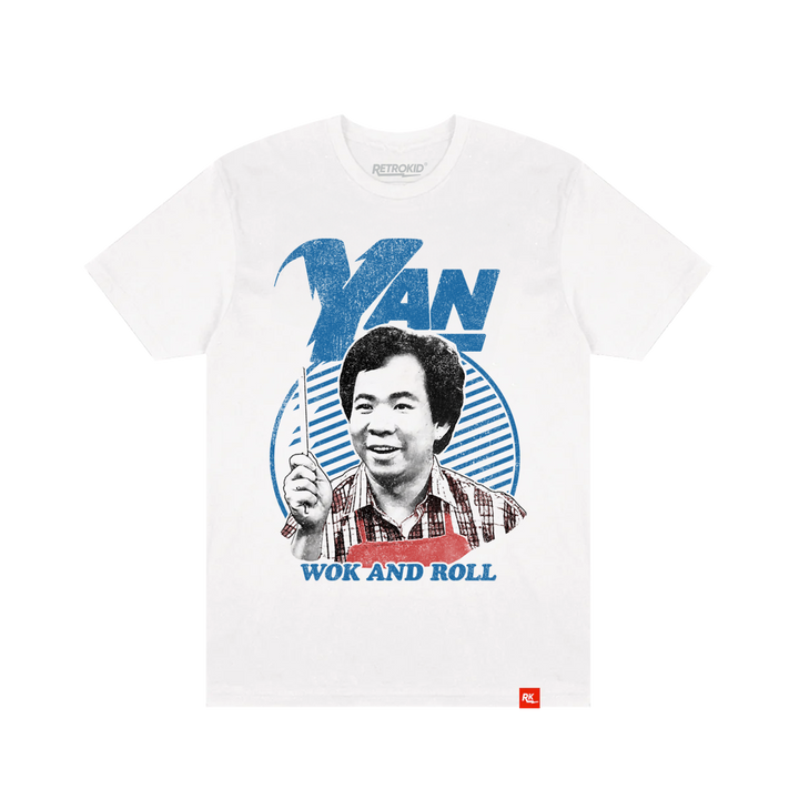 Wok With Yan Stephen Yan Wok and & Roll T-Shirt White