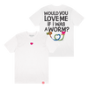 Richard Scarry Love Lowly Worm T-shirt - White
