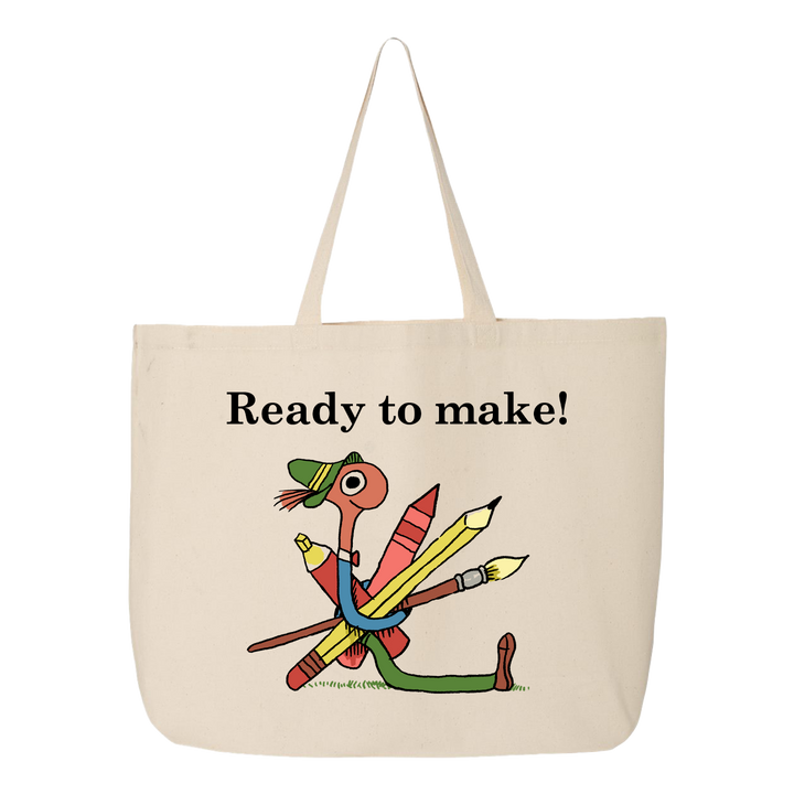 Richard Scarry Ready to Make Tote - Natural