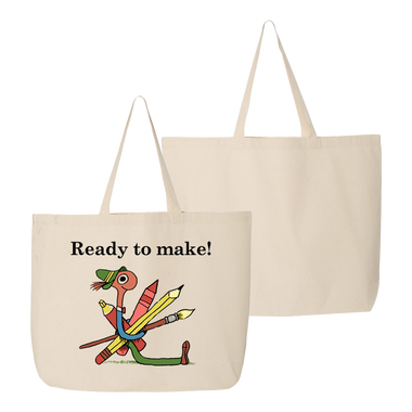 Richard Scarry Ready to Make Tote - Natural
