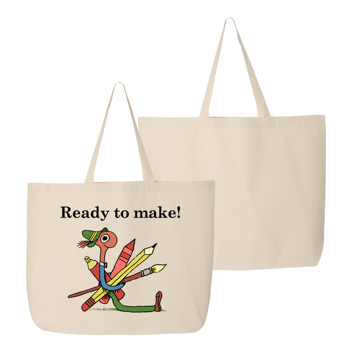 Richard Scarry Ready to Make Tote - Natural