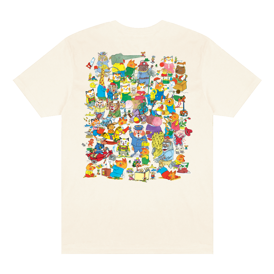 Richard Scarry Where's Goldbug T-shirt - Ivory