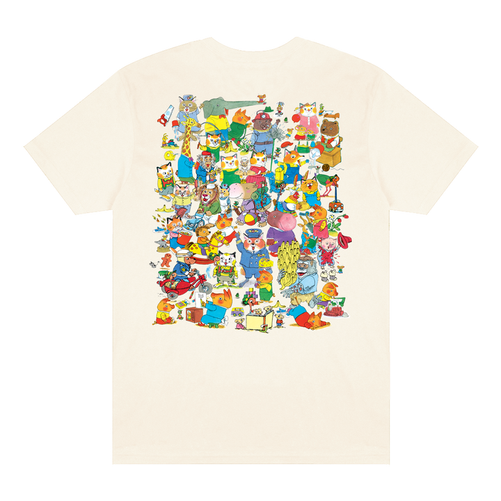 Richard Scarry Where's Goldbug T-shirt - Ivory