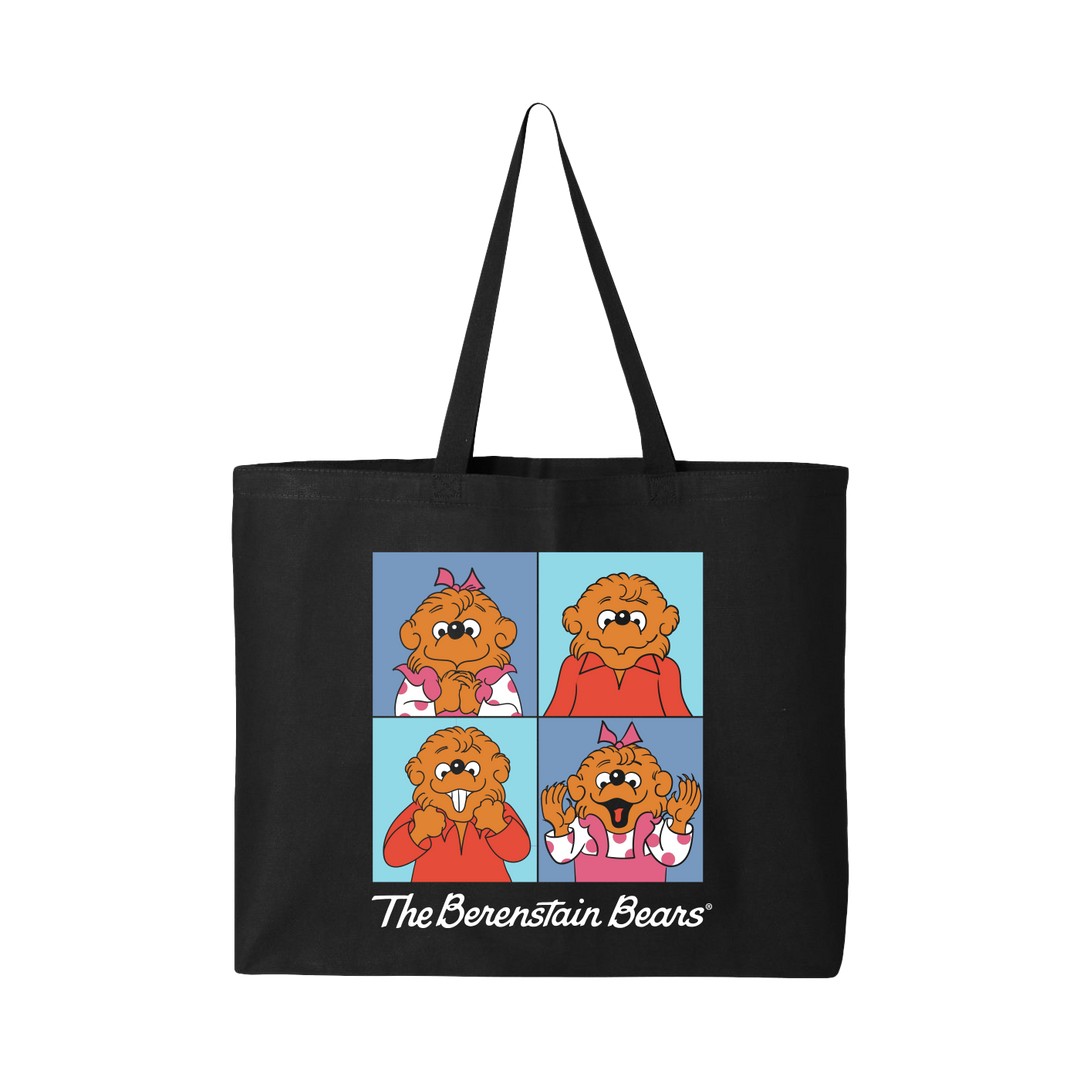 Berenstain Bears Bunch Book Bag - Black