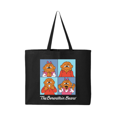 Berenstain Bears Bunch Book Bag - Black