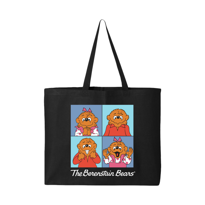 Berenstain Bears Bunch Book Bag - Black